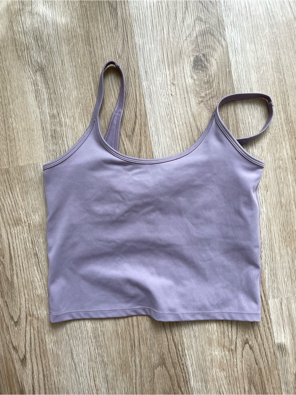 girlfriend collective lilac crop sports bra